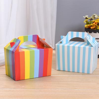 China Recycled Materials Custom Printed Baking Paper Box For Cookie Cake Packaging Cupcake Food Wrapping Paper Boxes for sale