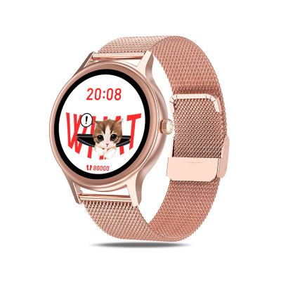 China Factory Wholesale Touch Screen OEM ODM Printing Logo DT66 Smart Watch Women Watch Lady Jewelry Vs Dt 88 Dt98 For IOS Android Phone Watch for sale