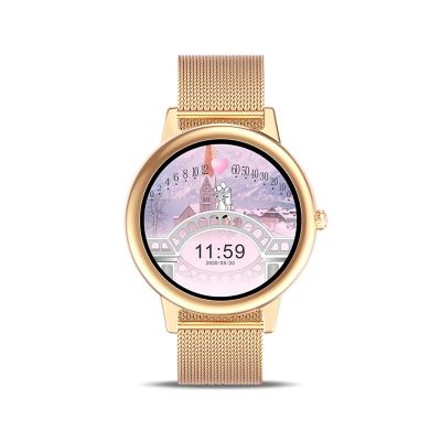 China Touch Screen OEM Lady Women Smartwatch Fitness Tracker E10 Waterproof Smart Watch IP68 Female Wrist Band For IOS Android Phone for sale