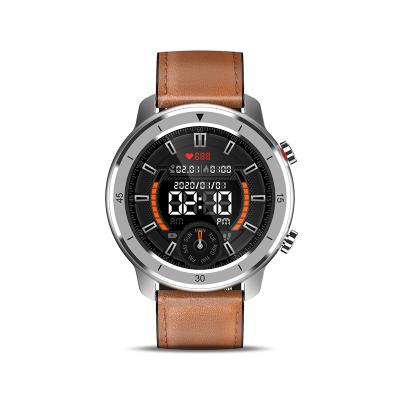 China MP3 Playback 1.28 Inch Full Touch Screen Round Smart Watch Fitness Call BT Blueprint Music Watch PK M98 M99 Rate Monitor Clock M97 for sale