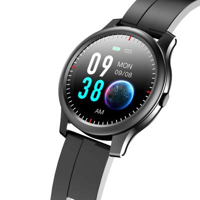 China MP3 Playback 1.3 Inch Full Touch Screen F12S Smart Watch With PPG Leather Straps Blood Pressure Oxygen Clock Smart Watches F12S F5 F10 DT88 for sale