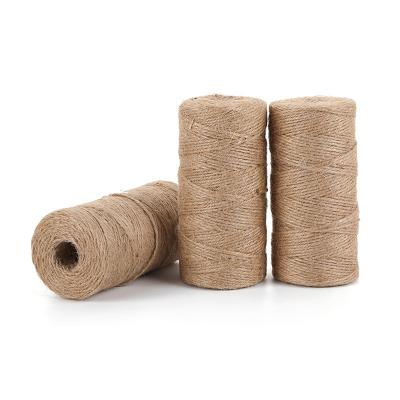 China 2mm Natural Jute Twine Twisted Rope Garden Bundler Twine for sale