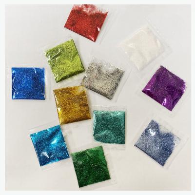 China Bling Bling Glitter Bulk Bag 10g Diy Color Remover Glitter Iridescent White Resistant Cosmetic Eyeshadow Powder For Nail Polish for sale