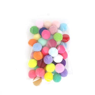 China Multi Colored Creative Crafts Decorations Sofoos 500pcs 30mm DIY Round Pom Poms Balls For Hobby Suppliers for sale