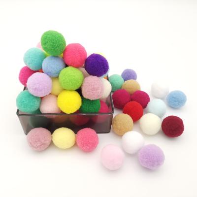 China Multi Colored Sofoos 2000pcs 7mm Ball Polyester Round Pom Poms Balls For DIY Arts And Craft Making Decorations for sale