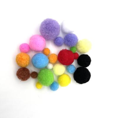 China Around Pack of 1000pcs Scrambled Color 20mm Pom Poms Balls and Crafts for Creative DIY Art Crafts for sale