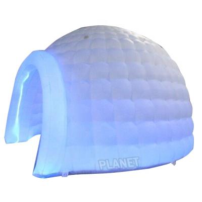 China Custom water proof party event wedding led light dome tent inflatable led dome tent for sale