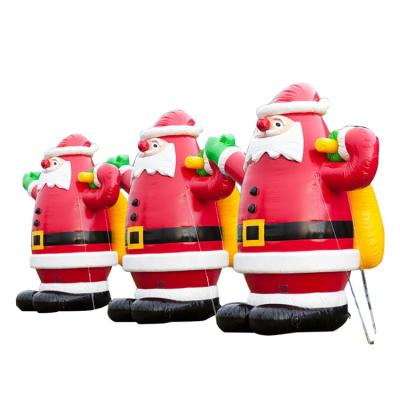 China Holiday Decorations 6m high Santa Model Decoration Inflatable Santa Claus Inflatable Character on sale for sale