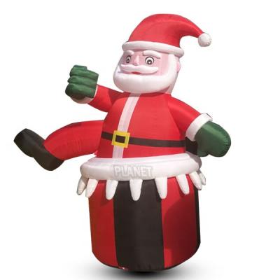 China Eco-friendly Giant Outdoor Christmas Santa Claus Inflatable Christmas Decoration Inflatable for sale