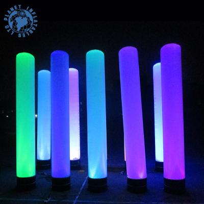 China Colorful Inflatable Party Custom Giant Light Up Tower For Decoration for sale