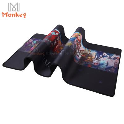 China HEATER custom logo printed large natural rubber gaming mouse pad with quilted edges xxl gaming mouse pad for sale