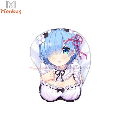 China Oppai Oppai Anime MONKEY Girl Mousepad Wrist Rest PASSIONATE Sexy Custom Mouse Pad for sale