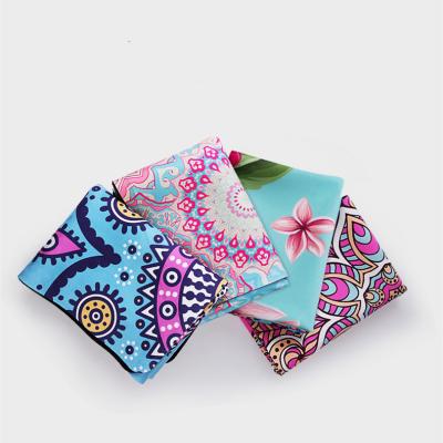 China Wholesale Black Rubber Yoga Mat Travel Natural Rubber Foam Tree Suede Foldable Yoga Mat for sale