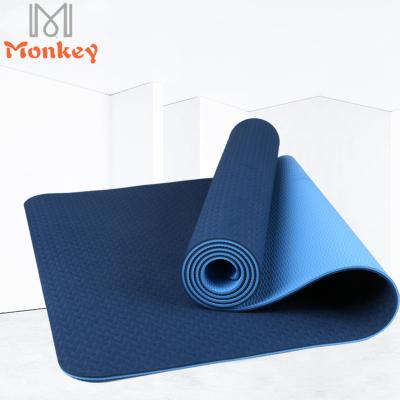 China Wholesale Yoga Mat Non-Slip Custom Foam Tape Double Layer Private Label Tape Yoga Mat Cheap for sale