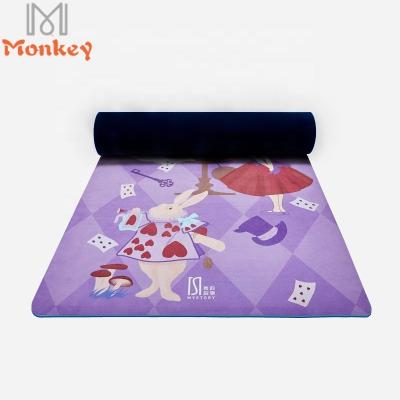 China High Quality Custom Logo Nice Printed Natural Rubber Foam Yoga Mat For Kids for sale