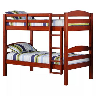 China Easy assemble high quality furniture bed set metal steel frame soild wood bunk bed for sale