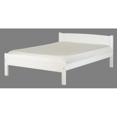 China Easy Assemble Modern Solid Wood Bed White Pine Kids Solid Wood Bed for sale