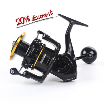 China Wholesale Lurekiller Fishing Reel Japan Surf Mount Fishing Spinning Reel BLACK MARLIN Fishing Boat 4000 Spinning Trolling Reel for sale