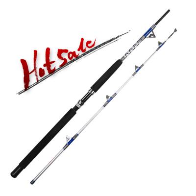 China 1.98m/2.1m Big Carbon Boat Fishing Rod PESCA Sea Fishing Grouper Boat Trolling Rod High Carbon for sale