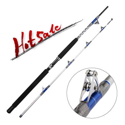 China 1.98m/2.1m PESCA Carbon Bass Master Rod Super Hard Saltwater Boat Sea Fishing Sea Trolling Rod for sale