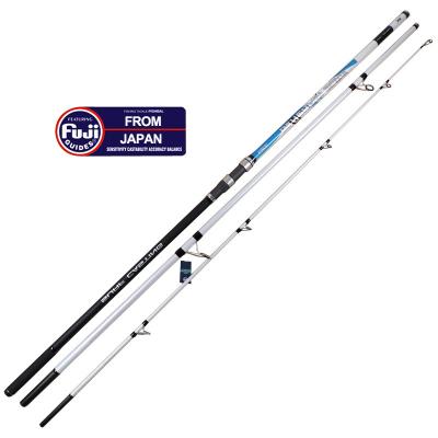 China Wholesale Parts 4.2m/4.5m FUJI Sections 30t Carbon Fiber Surf Cast Fishing Rod Surf Rod Sea Fishing for sale