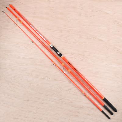 China Factory High Quality 4.2m Carbon 3 Section Surf Long Carbon Fishing Rod Surf Rod Casting Sea Fishing for sale