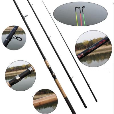 China Glass Feeder Fishing Rod 3.6m/3.9m Rods Far Possibility Rod 3 Tips Cork Material High Carbon Handle for sale