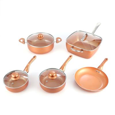 China Sustainable Cooking Pot Set Stainless Steel Cookware 6 Piece Set Cookware Sets Customizable Nonstick Pan for sale