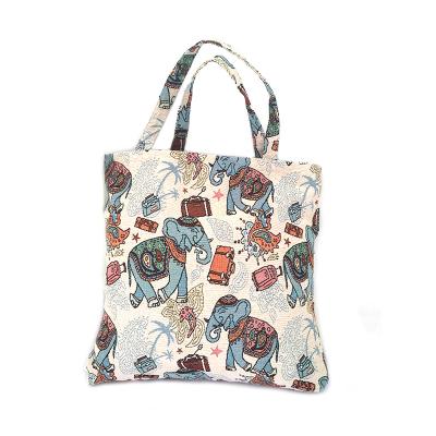 China Custom Handled Canvas Tote Handbags Women Bags With China Supplier Logo for sale