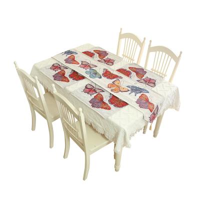 China Jacquard Professional Spring Jacquard Manufacturing Colorful Table Runners Online for sale