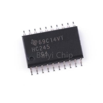 China IC chip SN74HC245DW electronic component list BOM bus service original HC transceiver standard HC, non-reverse-phase SN74HC245DW integrate for sale