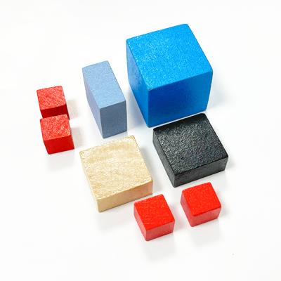 China Cheap Game DIY Art Crafts Wood Cube Kids Style Factory Direct Wholesale Durable New for sale