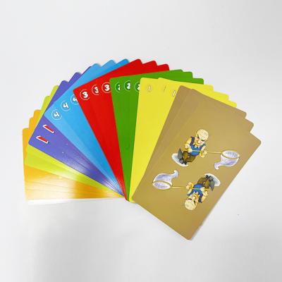 China Durable Cheap High Quality Game Custom Flash Cards For Kids Educational for sale