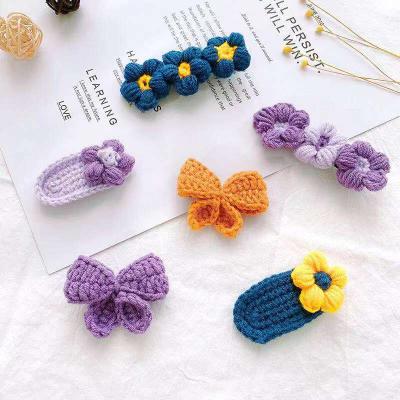 China Beauty Hair Trend Product 100% Hand Made Korean Hair Clips Flower Hair Clip for sale