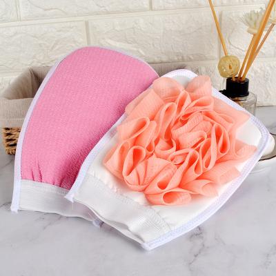 China EXFOLIATE Bathing Glove Turkish Hot Sale New Design Exfoliating Glove for sale