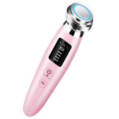 China Blood Vessel Removal Best Selling 2021 Blue and Red Light Therapy Brush Cleanser 2021 Face Massager Face Massager for sale