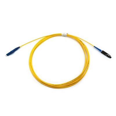 China FTTH LC-MU 2.0mm Fiber Optic Patch Tie Down LSZH LC Short Truss 18mm Length G657A2 Can Be Customized for sale