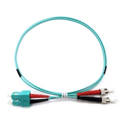 China FTTH CONNECT CORD SC-ST LE MM OM3 DX 3.0 LSZH SC-ST Multimode Patch Cord Length Customization for sale