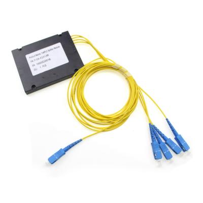 China (Data Center) SC/PC CONNECTOR 2.0mm 1.5M ABS 1X4 Module Fiber Optic PLC Box 2.0 1*4 Splitter for sale