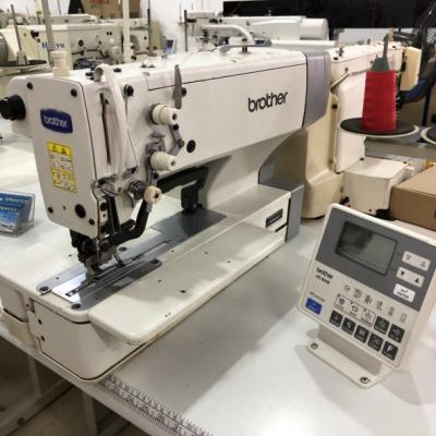 China Garment shops used eyelet button hole brother800B industrial sewing machine price is nice for sale