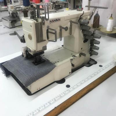 China Edge cutter kansai 12 needle elastic band machine for sale