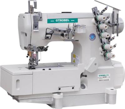 China Nice apparel quality used Siruba 600 4 thread high speed INDUSTRIAL overlock sewing machine 80%new for sale