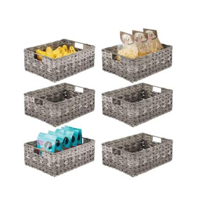 China Storagebaskettoyorganizerforstoringplastickitchenvegetablebasketshighqualityrectangular viable for sale