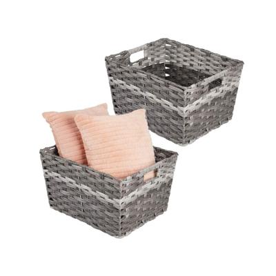 China High quality and practical sustainable woven household storage basket multifunctional woven toys for sale