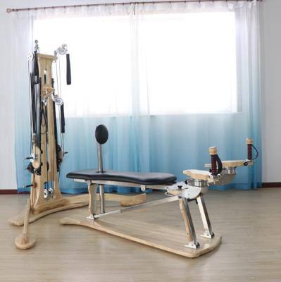 China Gym/Fitness Room/Home Best Price Reformers With Tower With Half Trapeze Tower Price Machine Equipment Cadillac Reformer Pilates Gyrotonic Pulley for sale