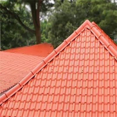 China residential & Fuan Roof Tile Building Materials PVC Industrial High Quality Polyester Asa Synthetic Resin Roof Tile Turkey for sale