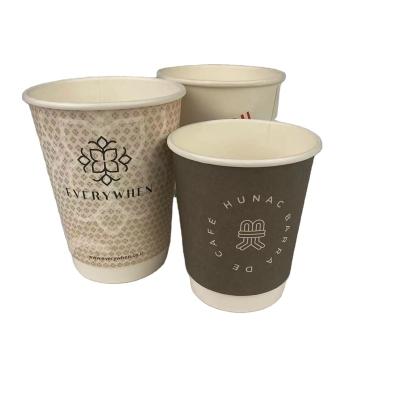 China 4/6/8 oz Large Recyclable Double Layer Single Layer Cold Hot Beverage Handing Lids Available Paper Cup for sale