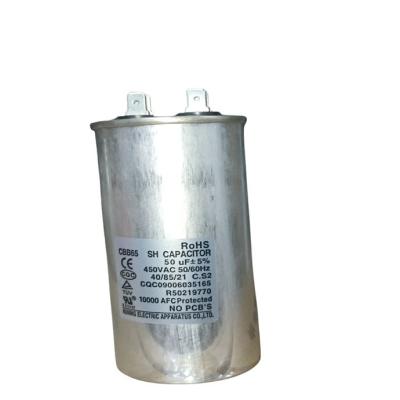 China 50mfd 450v AC Motor Starting Capacitor CBB65 S2 SH ROHS for sale