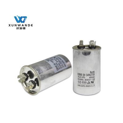 China CBB65 Ac Motor Capacitor 35uf 450v Air Conditioner Capacitor Aluminum Shell for sale