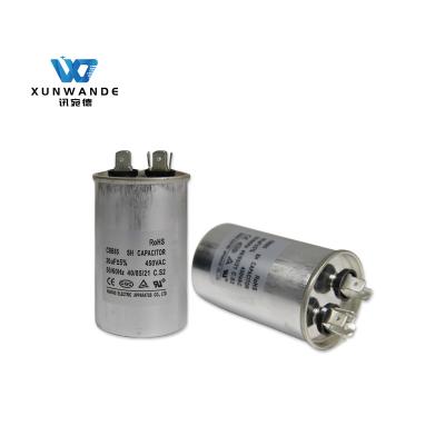 China CBB65 450V 20UF Round Type Capacitor S2 ROHS Air Compressor 3000 Hours C-Class for sale